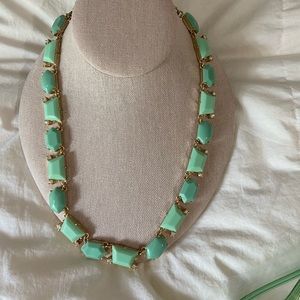 J crew jade colored stone necklace